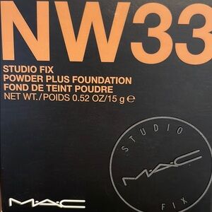 Original MAC Cosmetics Orange and Black Foundation